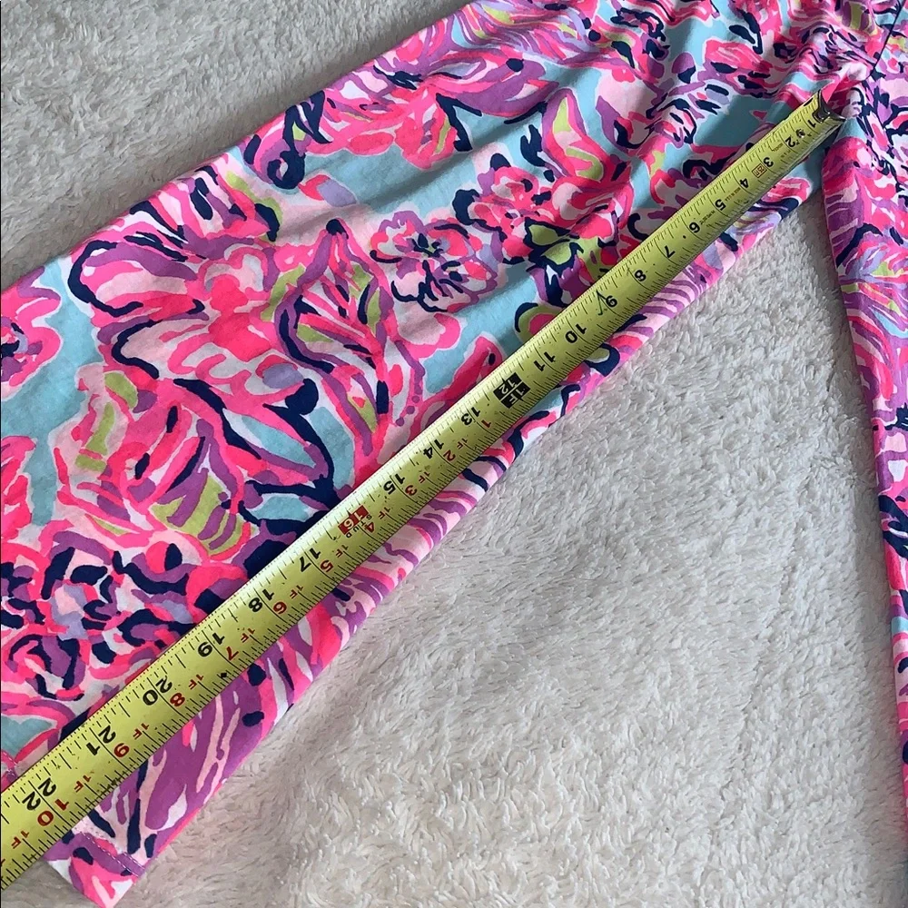 Lily Pulitzer Girls Bright Pink Pajama Loungewear Pants EUC 8/10 Large